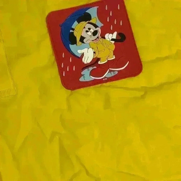 Disney Mickey Mouse Yellow Poncho Kids  Size 3T - Picture 3 of 8